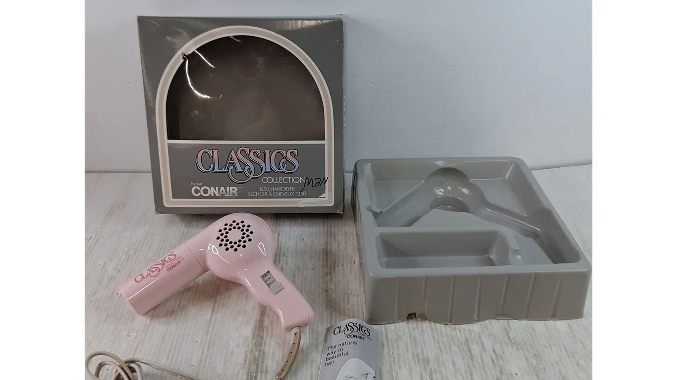 ConAir Classics Collection 1250 Hairdryer Tested Works with Manual