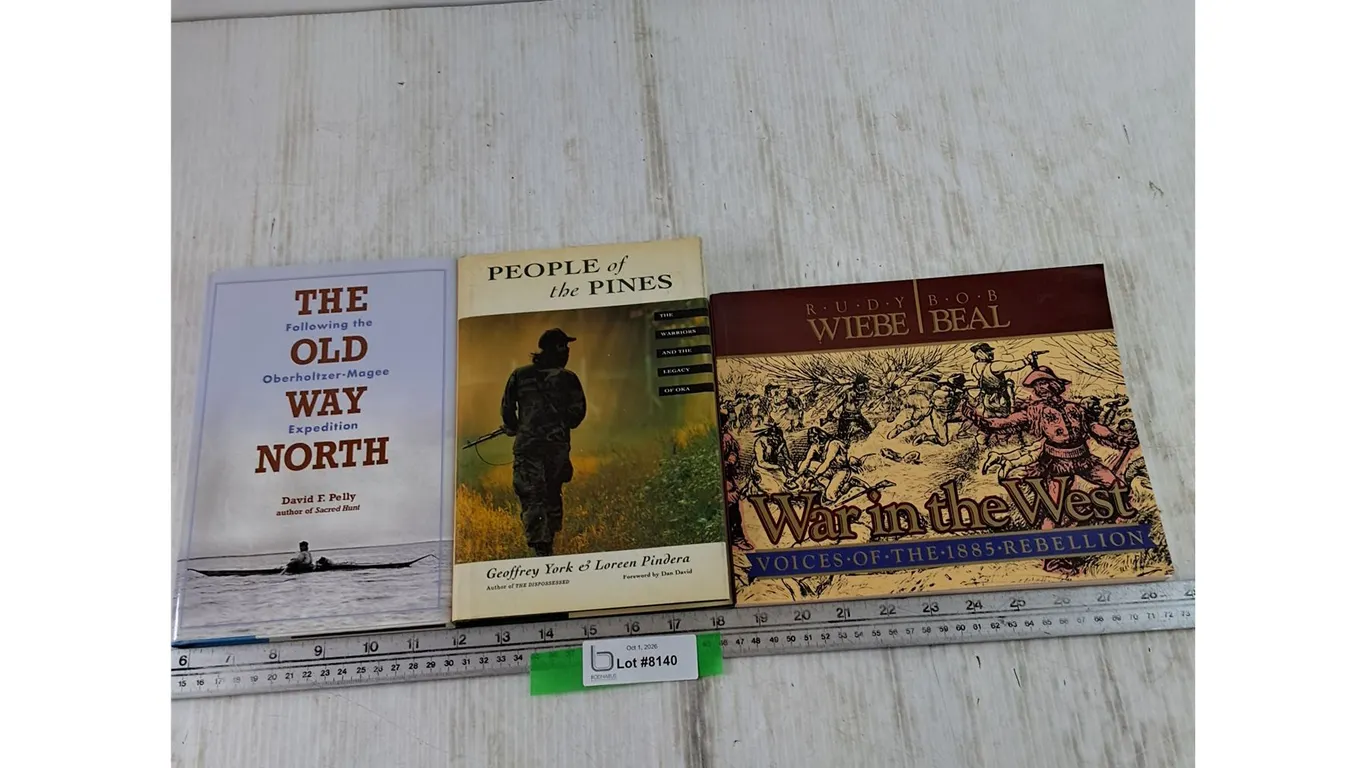 (3) Books, The Old Way North, People of The Pines, War in The West