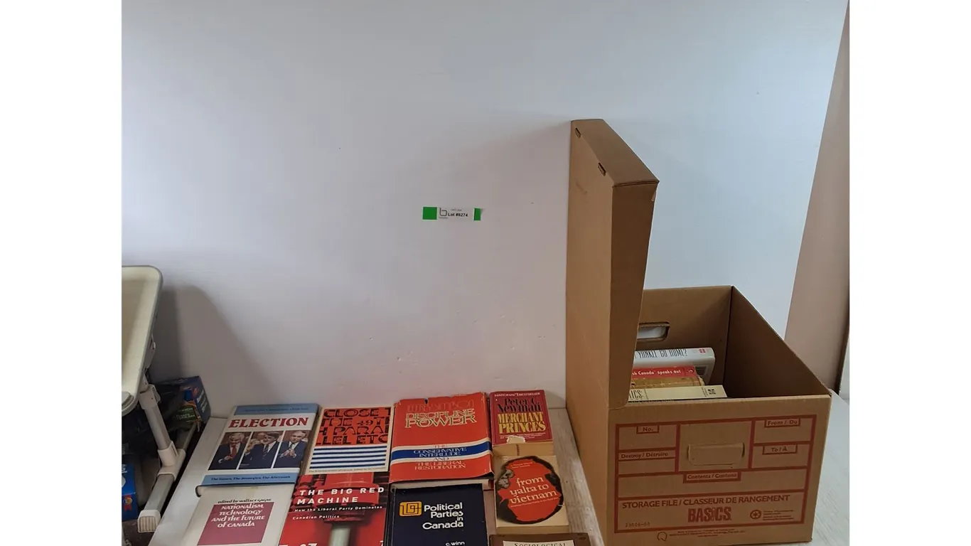 (21) Books, Political, Sociological, Biographical, Canadian