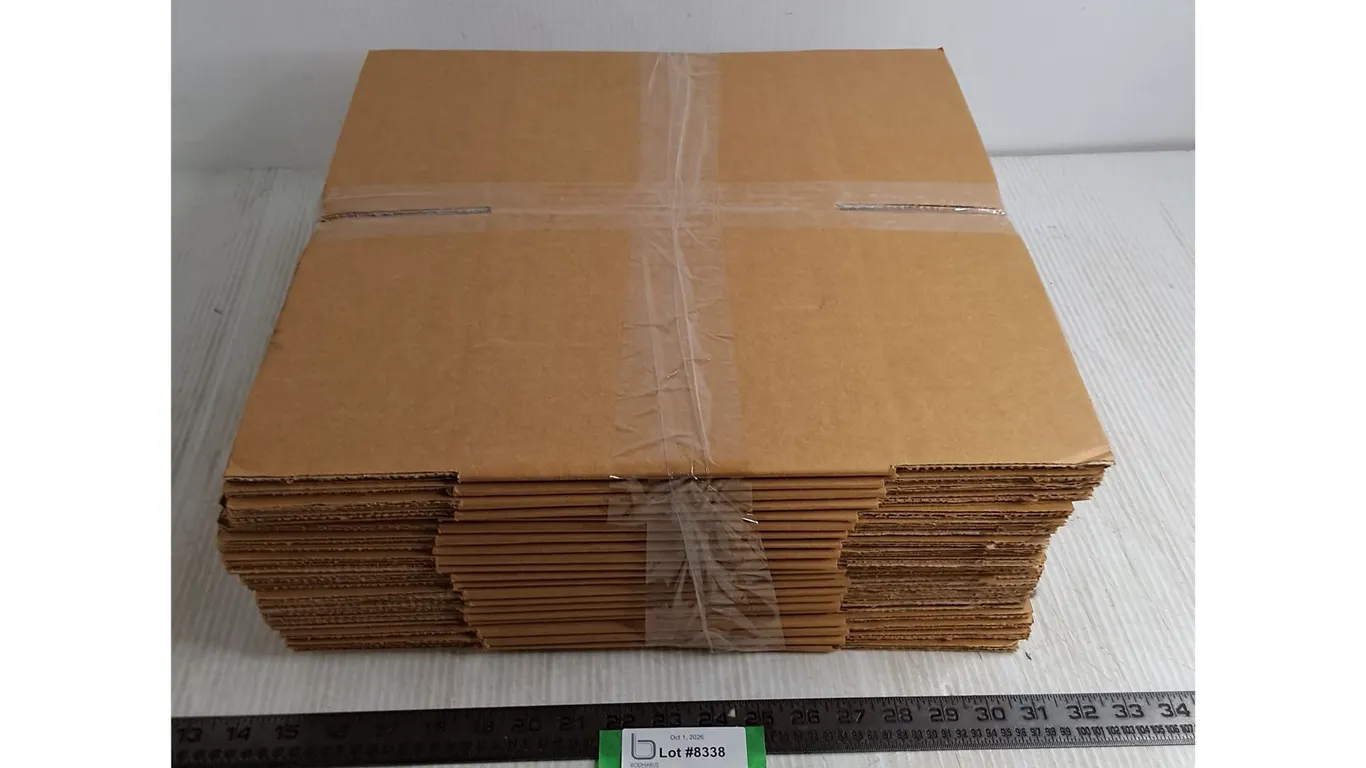 (21) Unused Uline Cardboard Boxes - Folded Size 8x8x8"