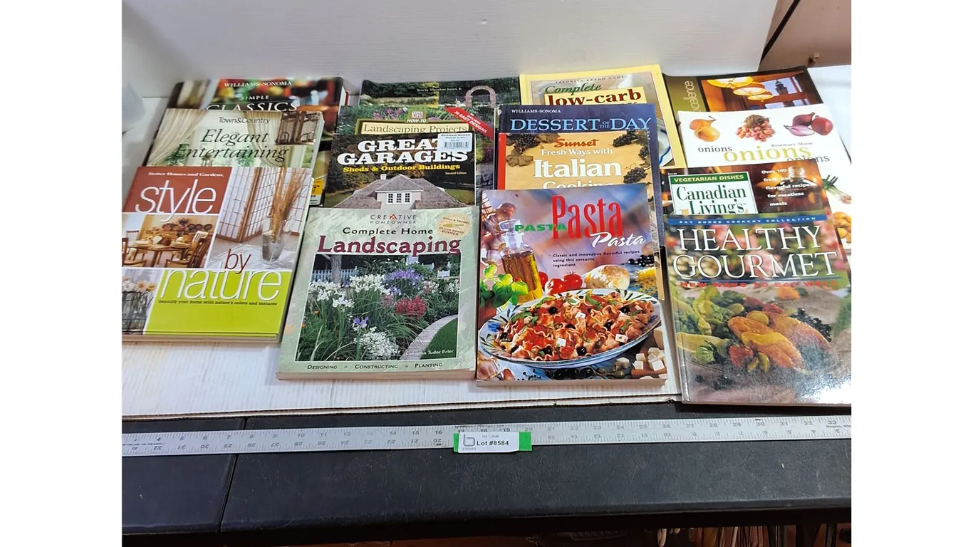 (15) Assorted Outdoor, Landscaping, Cookbooks