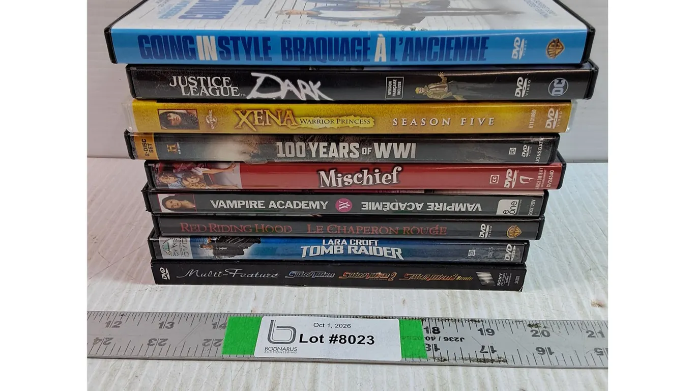 (9) DVD Movies-Xena:Warrior Princess,Vampire Academy,Red Riding Hood and more