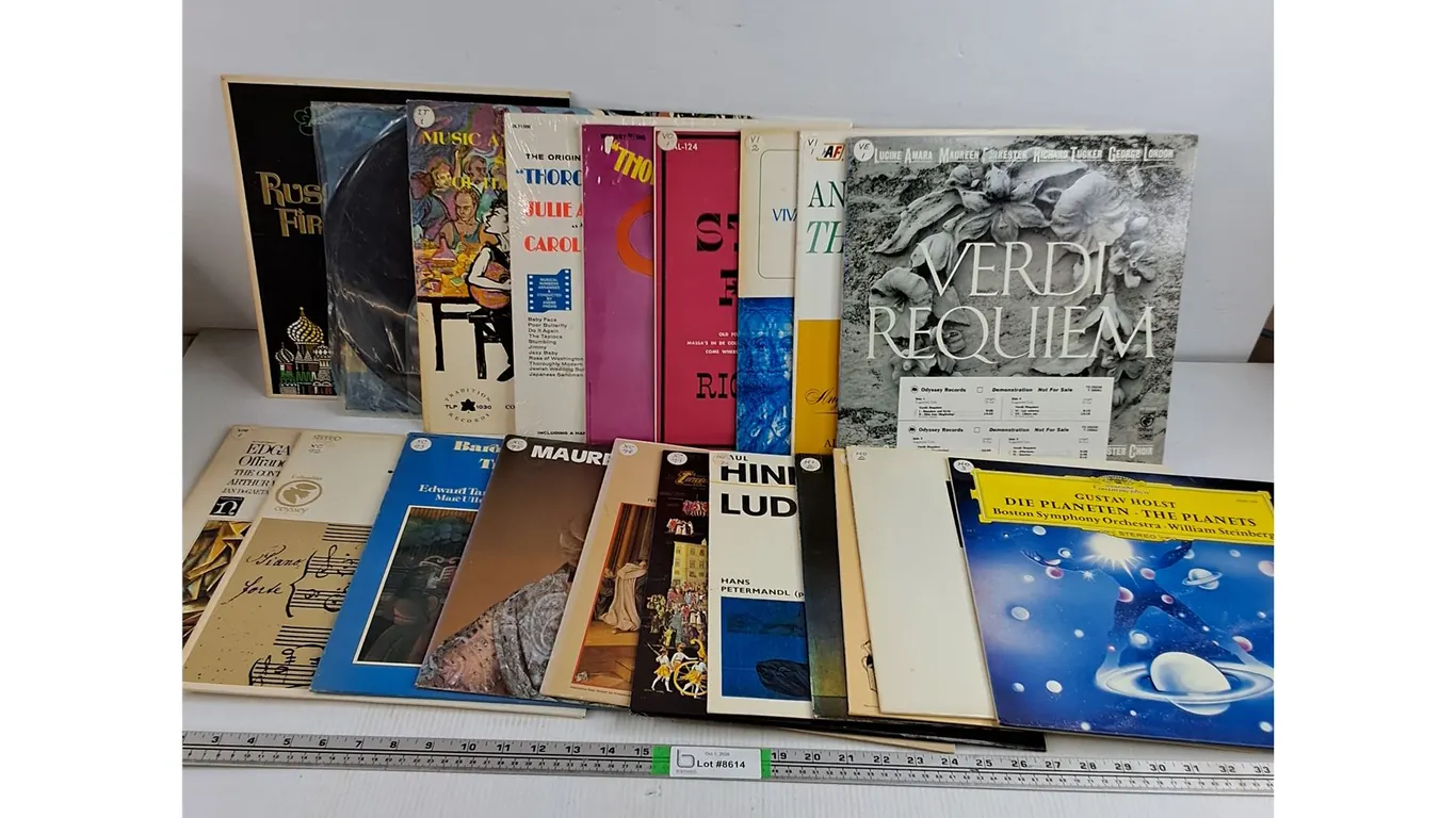 (20) Records Featuring Various Classical Music