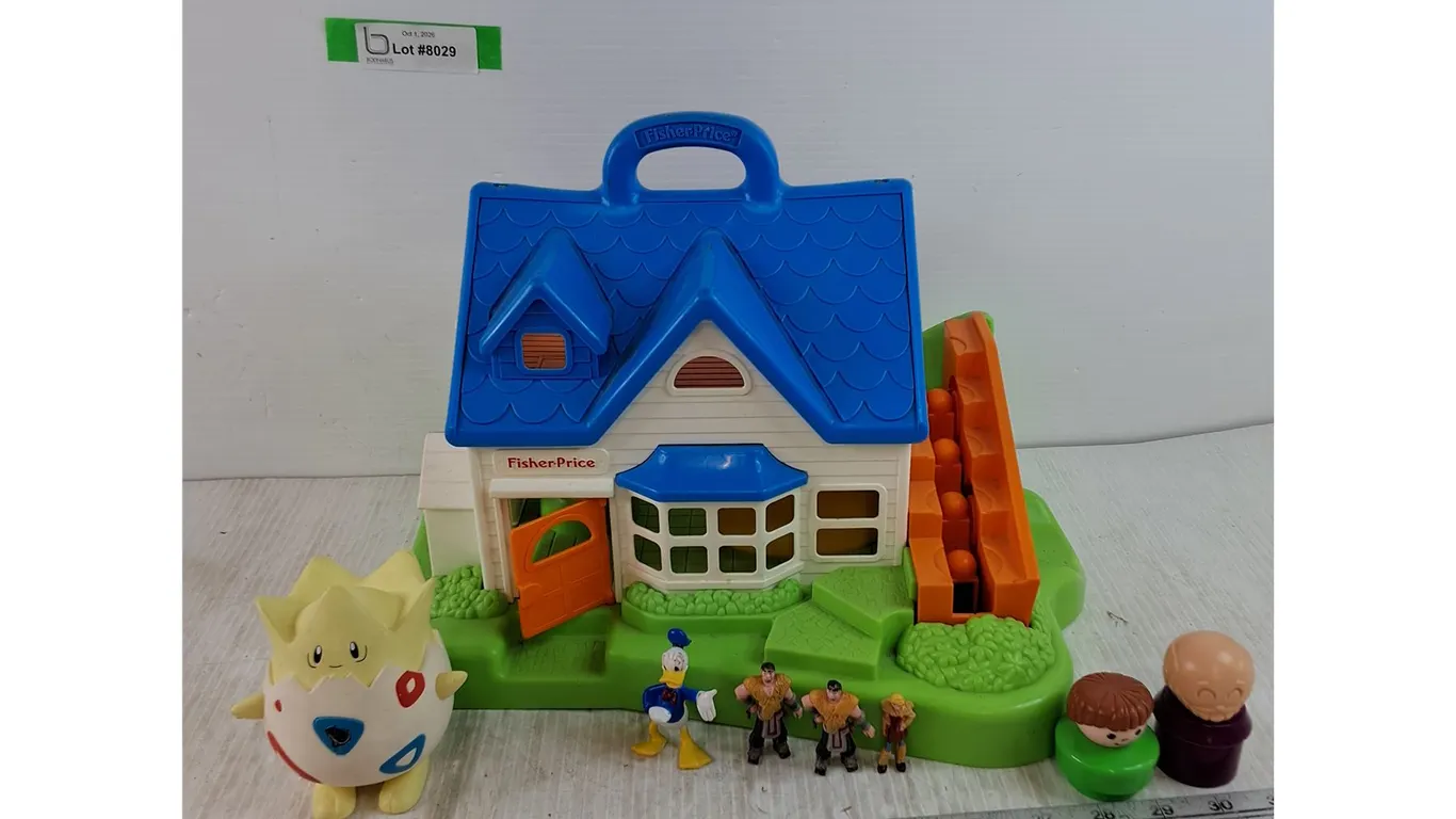 Fisher-Price Play House, Donald Duck Toy, Pokémon Togepi Toy