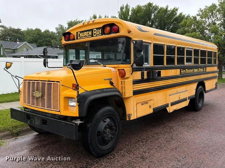 1996 Chevrolet Bluebird school bus