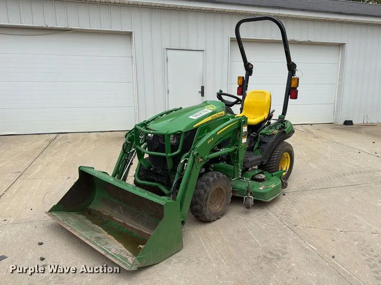 2021 John Deere 1023E MFWD tractor