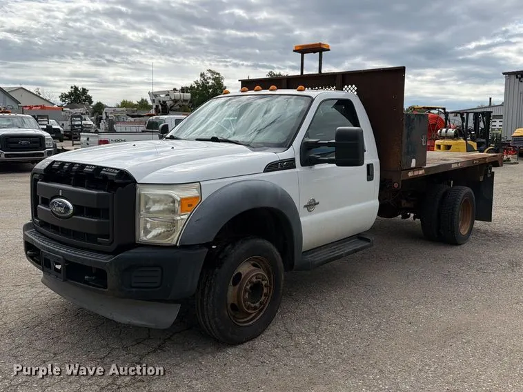 2011 Ford F450 dump flatbed truck