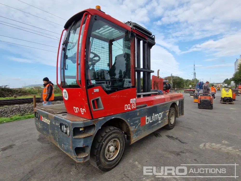 2017 Bulmor DQ 60-14-45 D 6Ton Diesel Forklift, 2 Stage Mast, Forks, Leveling System, A/C, Joystick Control, Perkins Turbo Diesel Engine