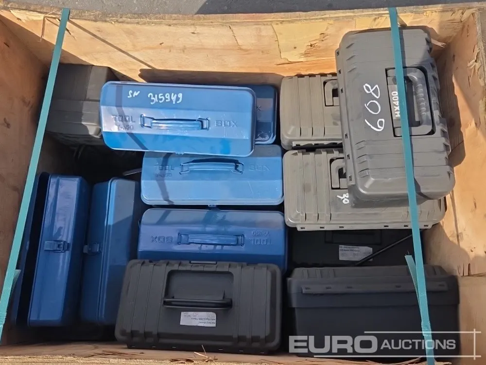 Unused Häner Pallet of Empty Tool Boxes