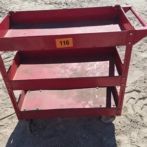 Rolling cart. 30" L x 32" H and 16" W
