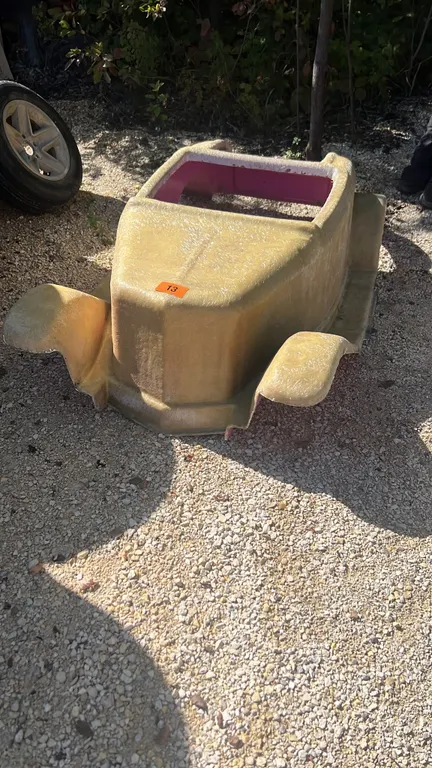 Small fiberglass car body