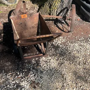 Vintage wheel barrow and axel