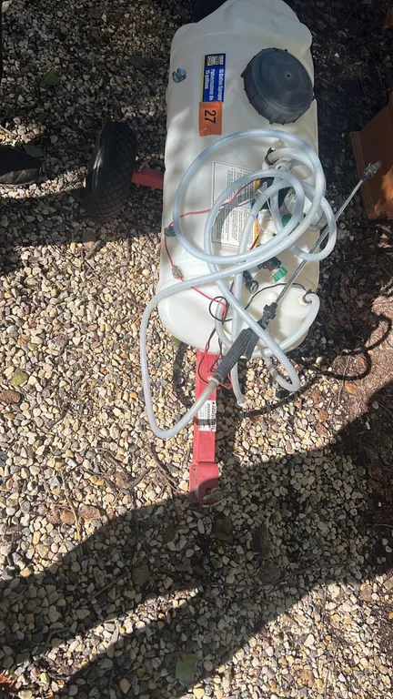 Power fist 15 gallon pull type yard sprayer