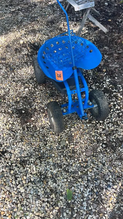 Shop seat on wheels