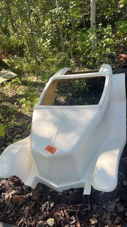 Small fiberglass car body
