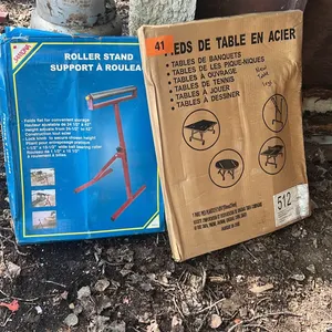 Roller stand and table legs
