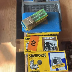Saw horse brackets & Tool sets