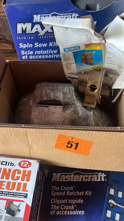 Marathon 1hp electric motor and Burk gear pump