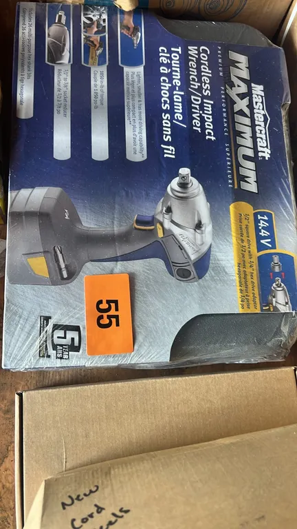Master craft battery 14.4v 1/2” drive impact