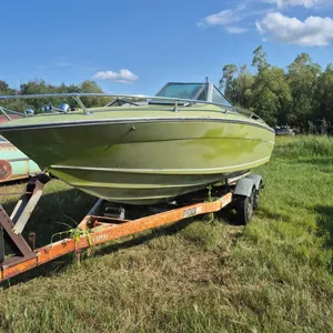OFFSITE - Dual wheel Dilly Trailer with TOD, Lionel boat with inboard engine. Engine ran went parked years ago.