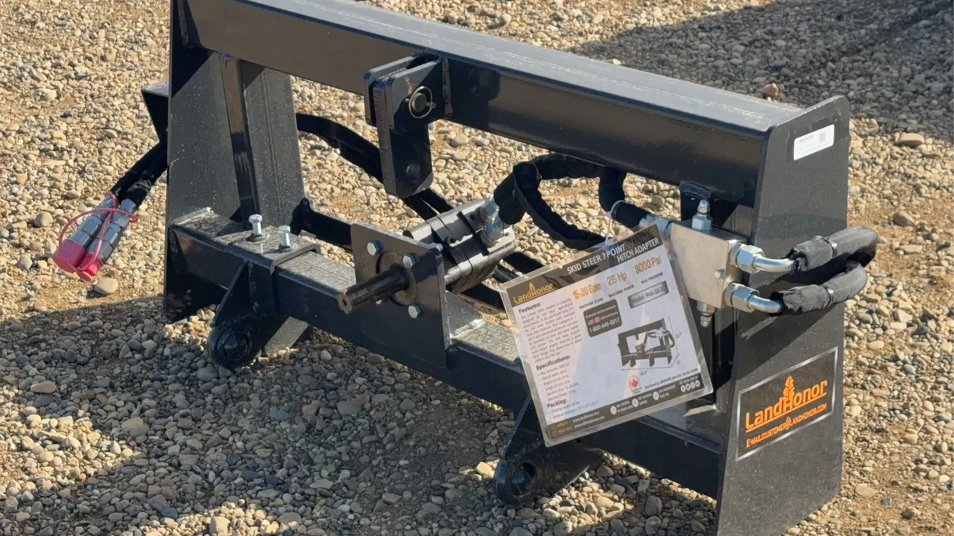 2026 Landhonor Skid Steer 3 Point Hitch Adapter