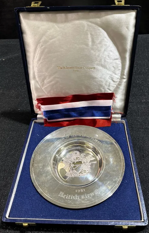 British Airways Silver Plate: Inauguration of Services to Alberta 1981