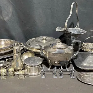 Silver-Plated Tableware, Serving Pieces, and Accessories