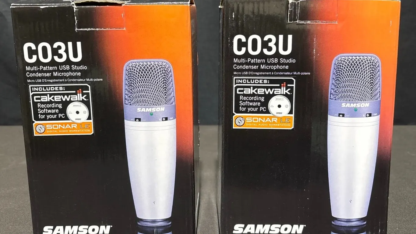 Samson CO3U Multi-Pattern USB Studio Condenser Microphones