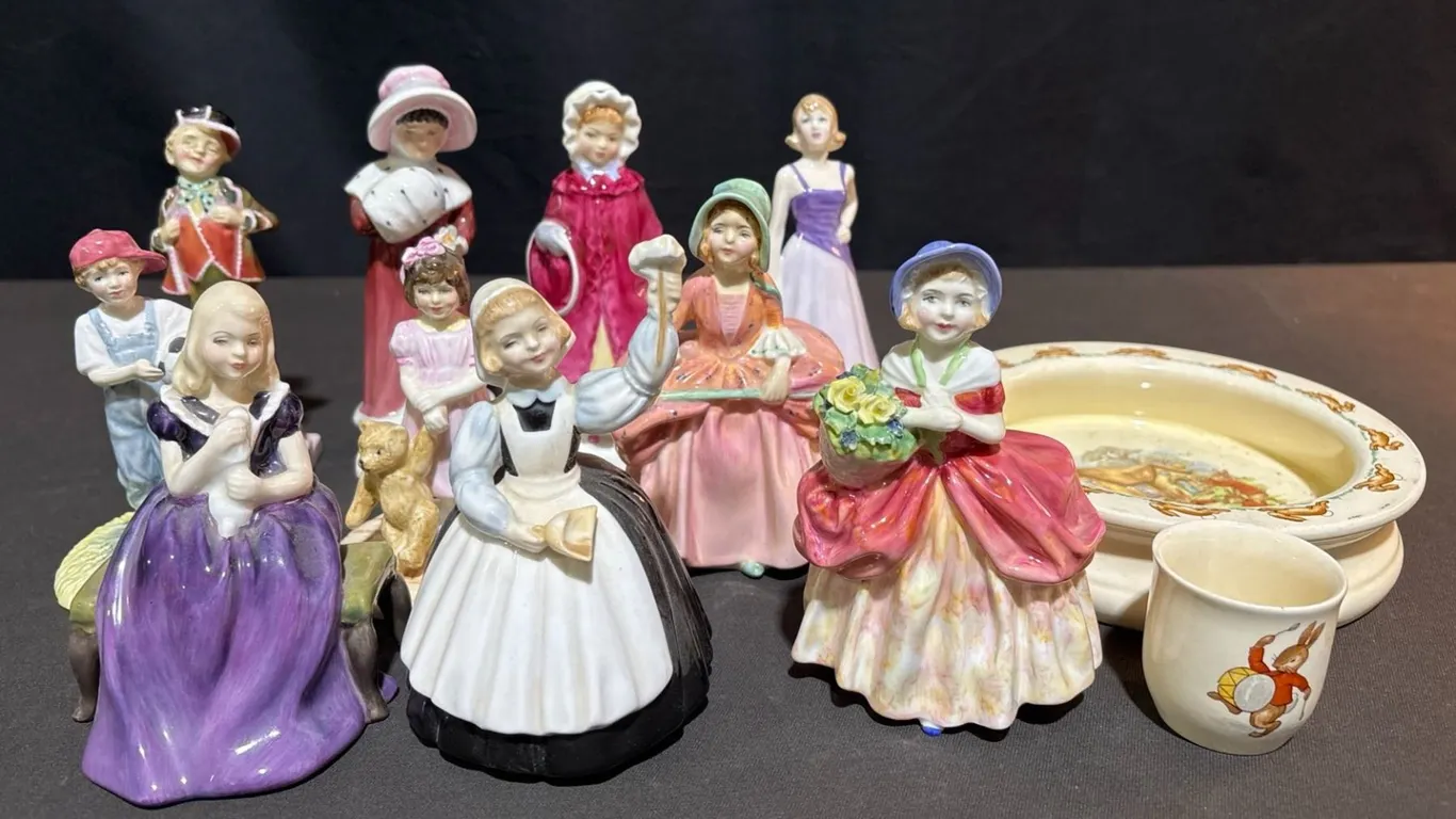 Royal Doulton Figurines and Bunnykins Children's Set