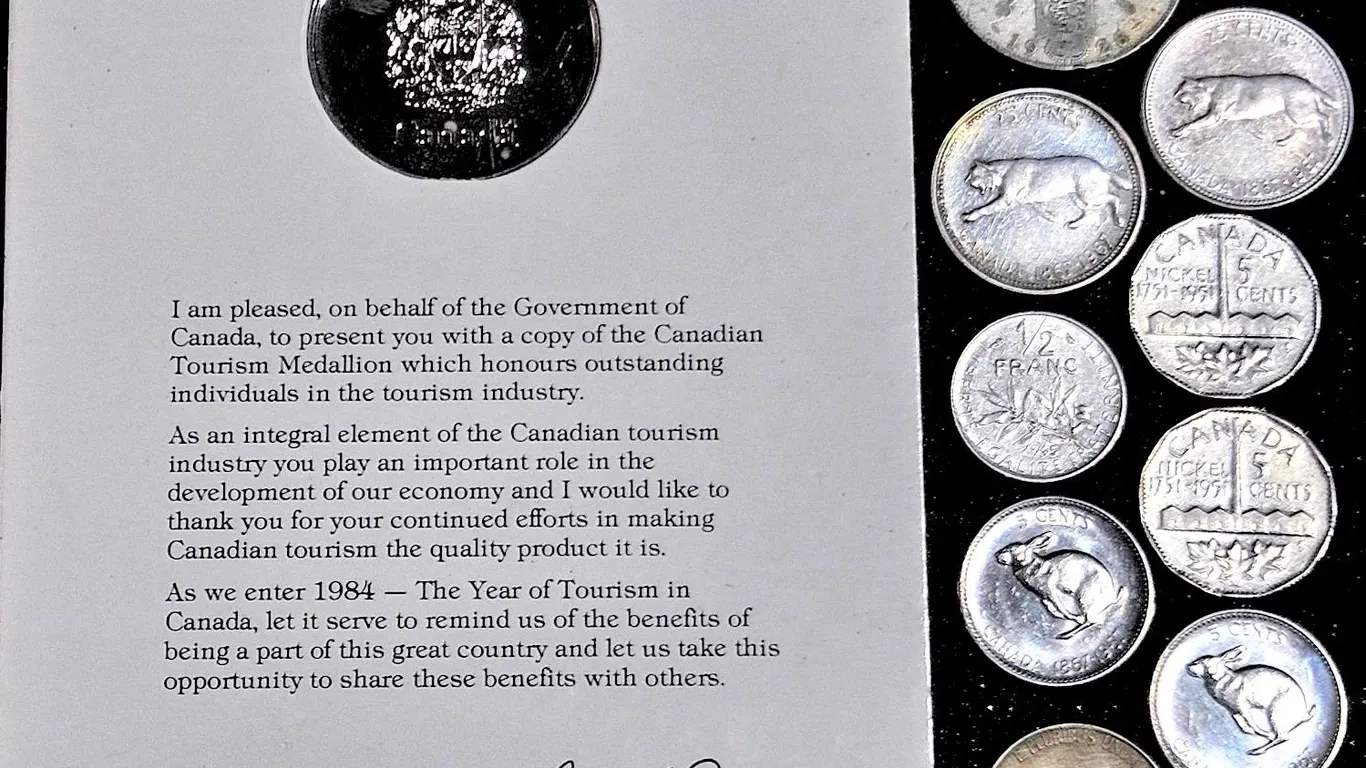 1984 Canadian Tourism Medallion And Various Commemoratives