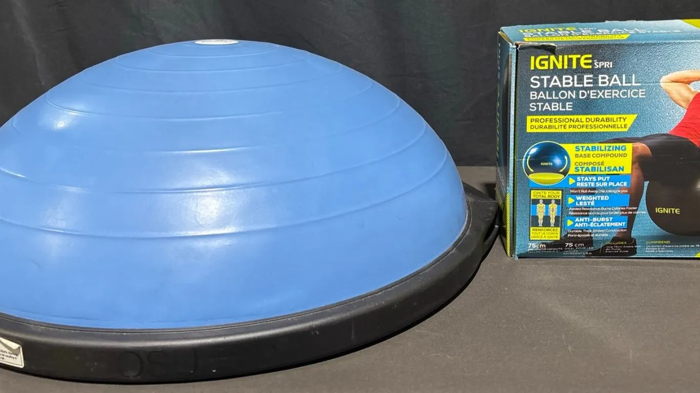 BOSU Balance Trainer and IGNITE SPRI Exercise Stability Ball Set