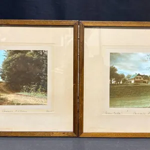 Framed Hand-Coloured Photographs of Cavendish, P.E.I. by Casson