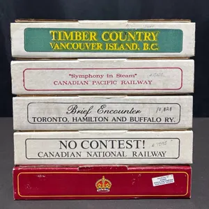 Christian Bell Porcelain 'The Age of Steam' Railway Plate Set by Ted Xaras