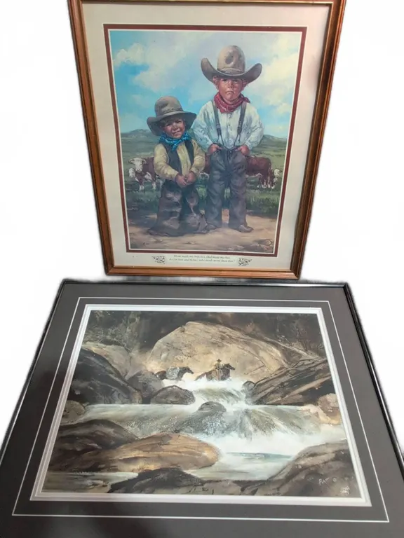 Two Framed Western Prints Including Graham Flatt 'Short Cut' Giclée