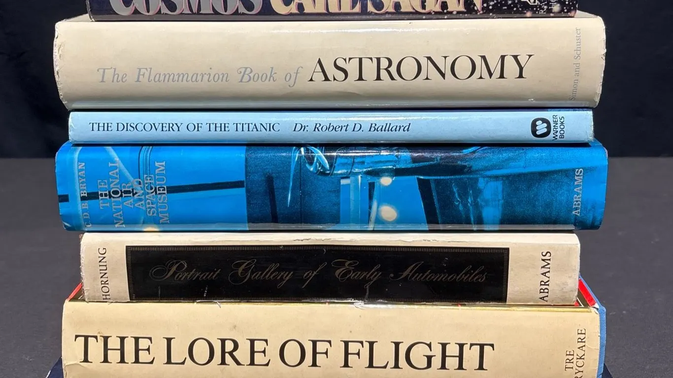 7 Science and Space Hardcover Books