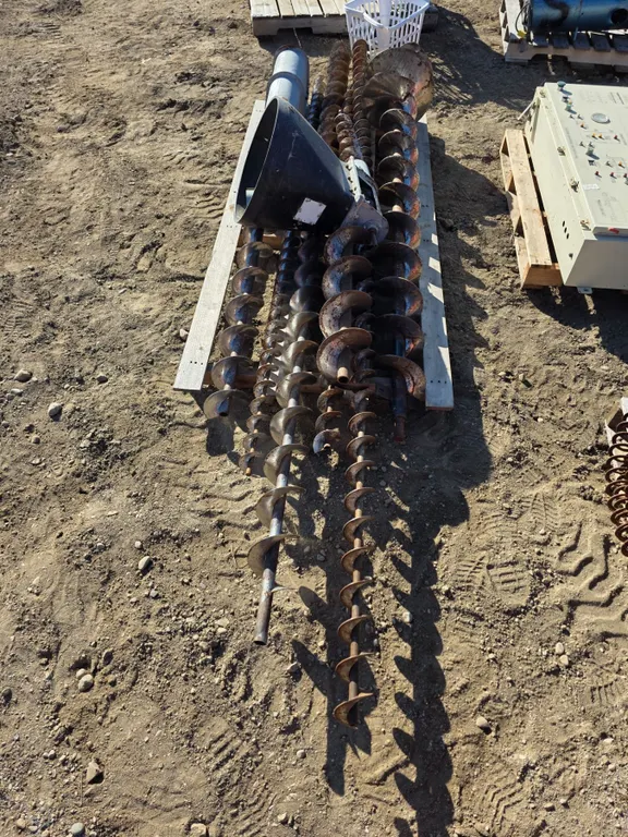 Pallet of auger flighting