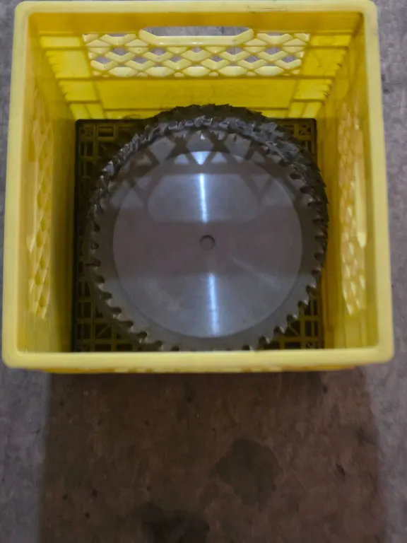 *OFFSITE* Saw Blades, Milk Crate