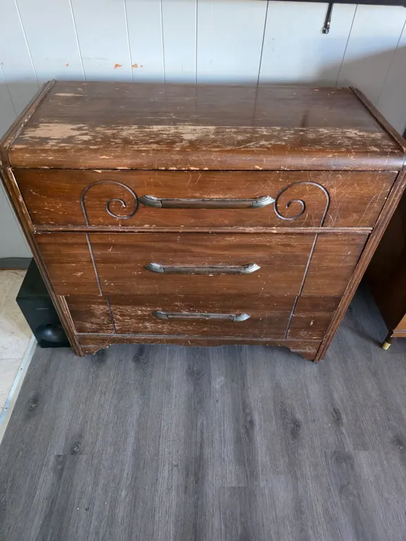*OFFSITE* Vintage Wood Dresser – 38”x 17”x 36”h
