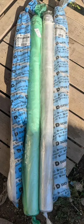 (4) NEW Rolls of Poly, L & XL – Assorted Sizes
