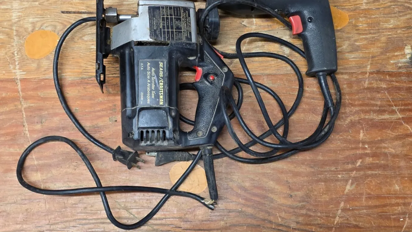 Stil drill and craftsman jig saw