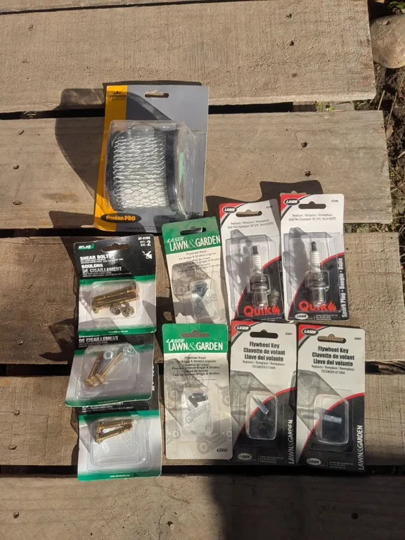 Small Engine Parts – Air Filter, Spark Plugs, etc.