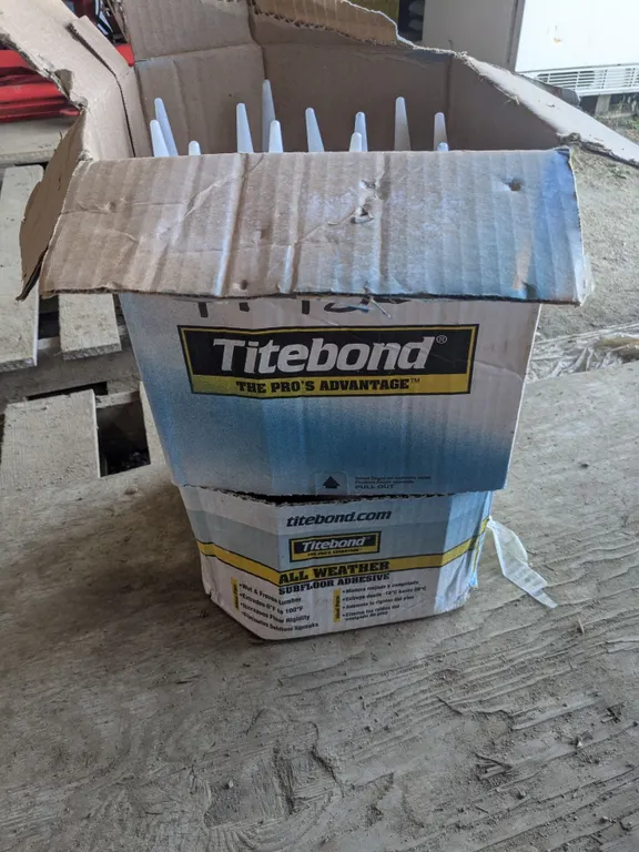 (12) Tubes or Titebond Adhesive