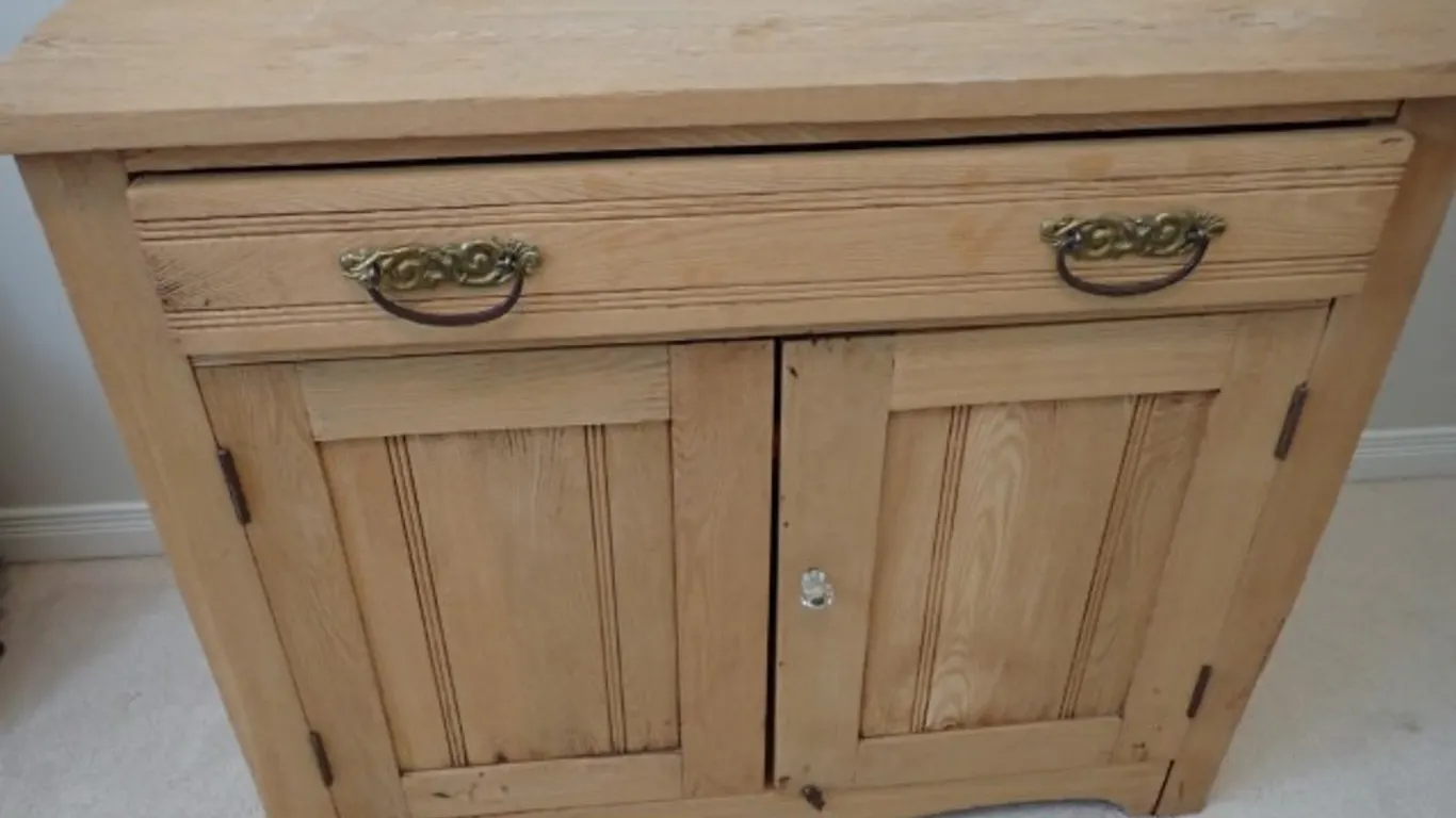 Rustic Pine Cabinet