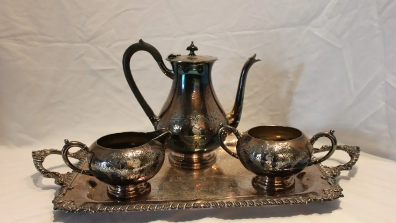 Silver-Plated Coffee/Tea Service Set+