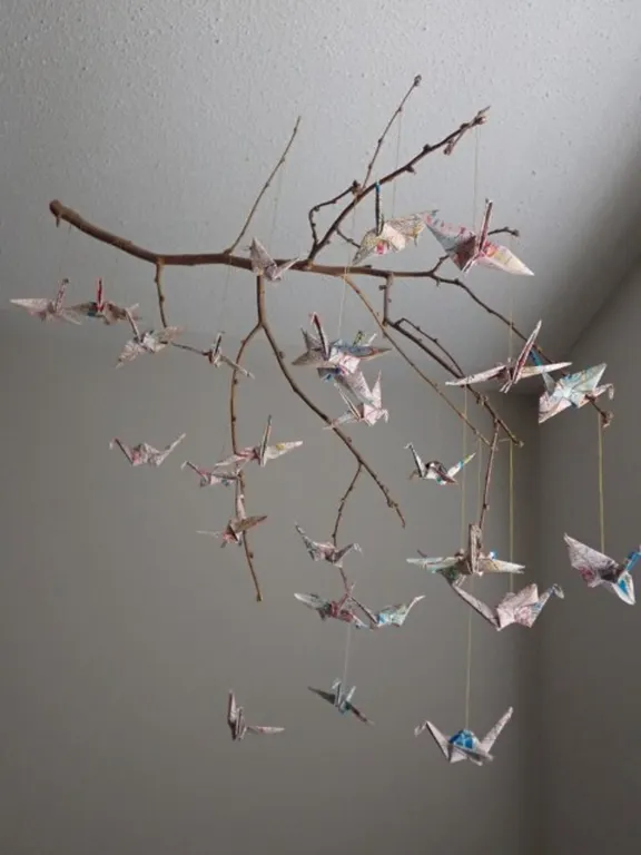 Handmade Origami Hanging Mobile