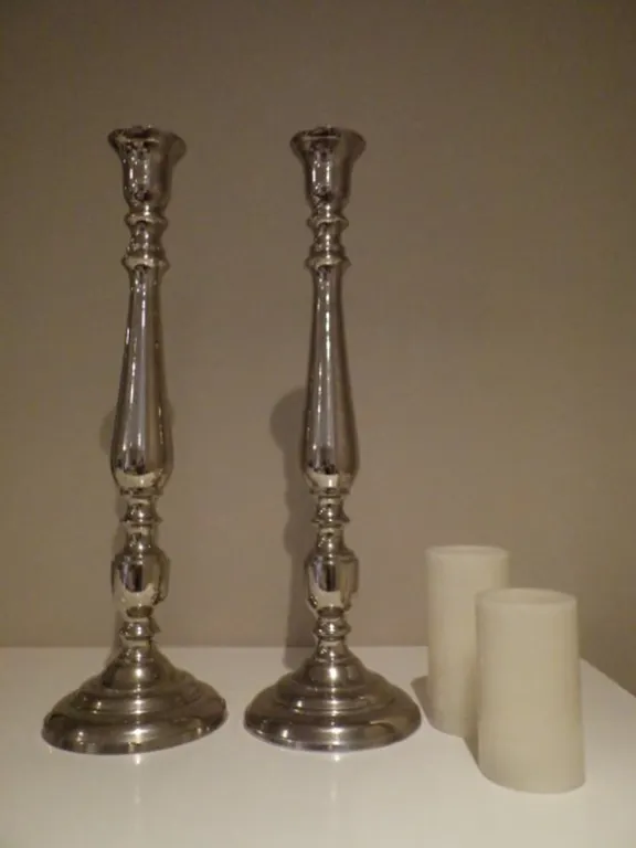 Tall Ornate Candle Holders