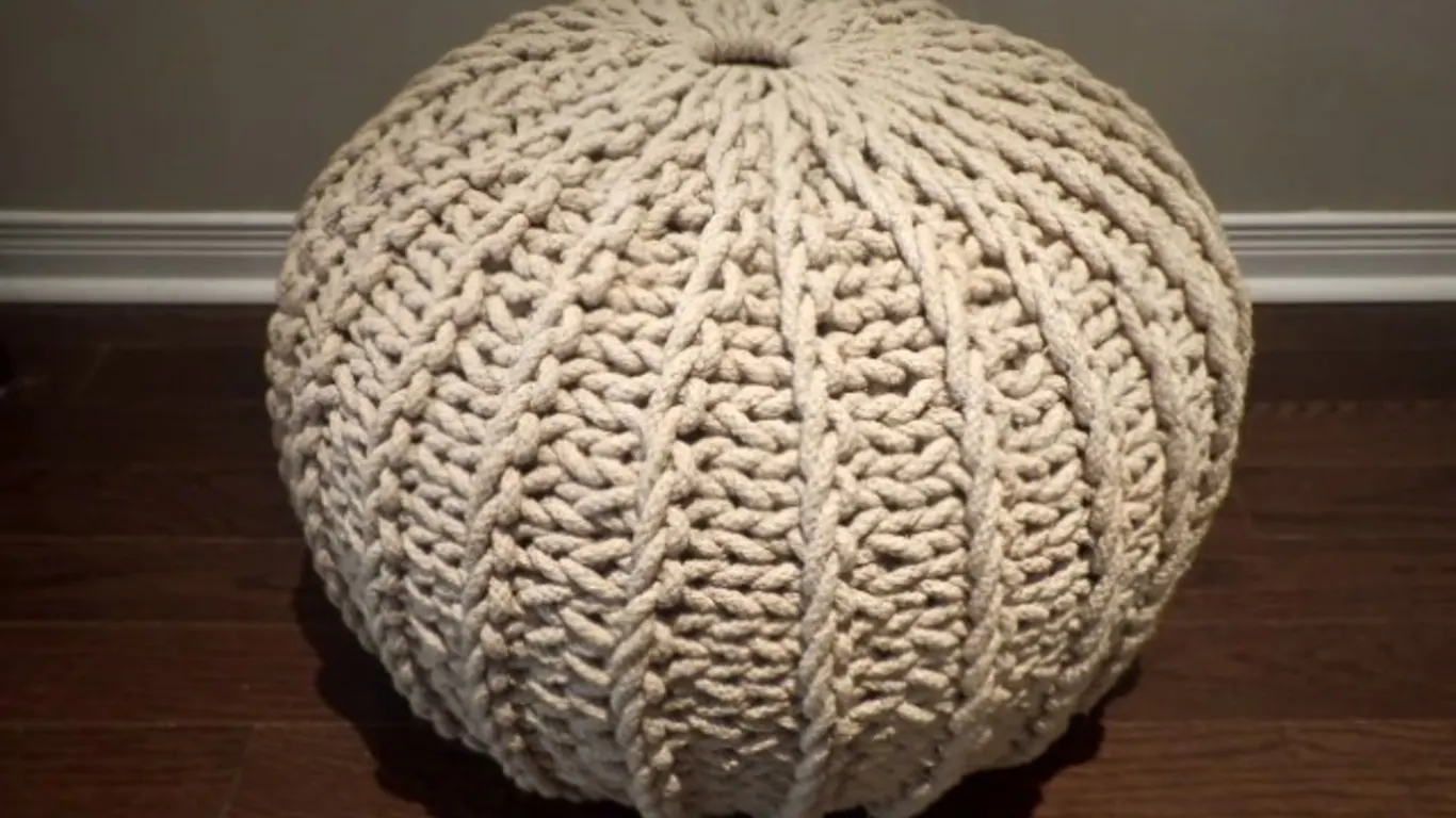 Round Pouf Ottoman