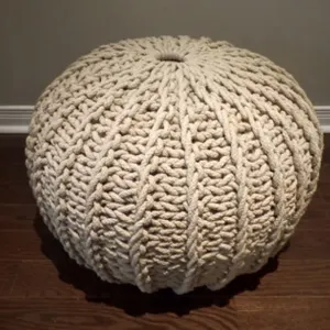 Round Pouf Ottoman