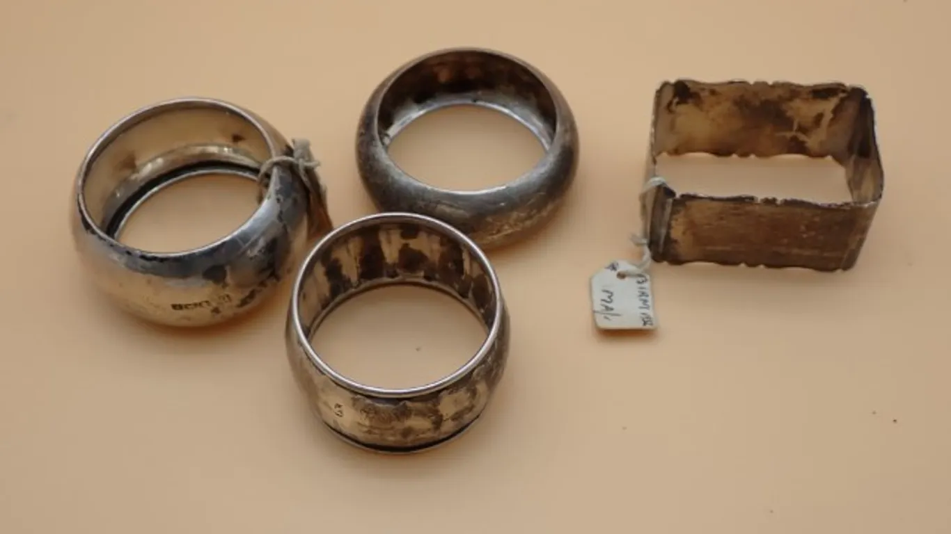Napkin Rings in Sterling