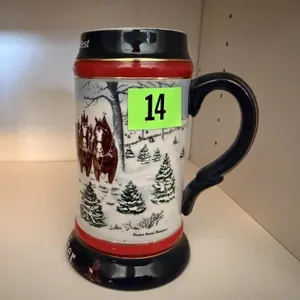1991 Budweiser beer stein